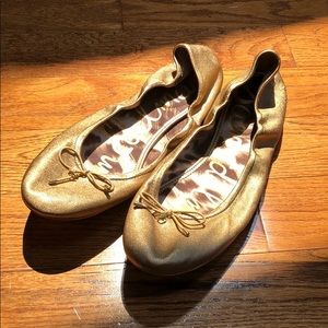 Sam Edelman ➖Gold ➖Ballet Flats➖Size 12